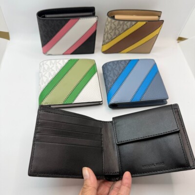 長財布 MICHAEL Kors Cooper Striped Wallet s-l400.jpg