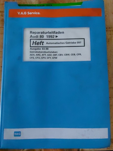 Reparaturleitfaden Automatisches Getriebe 097 Audi 80 1992 -