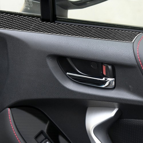 Real Carbon Fiber fog light housing trim inserts cover Fit Subaru BRZ Toyota 86 main image 1
