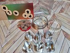 Linzer Round Basic Metal Cookie Cutter Set 9 Piece 6 Shapes W/ Cookie Recipe
