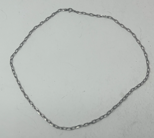 Long Sterling Silver 926 Chain Necklace 