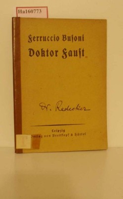 Doktor Faust. Busoni, Ferruccio: