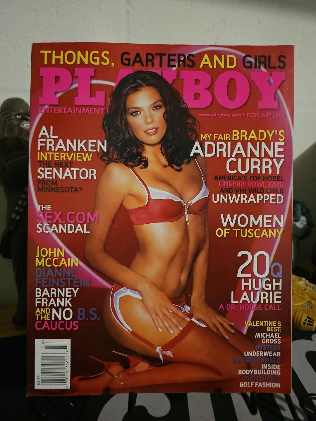 Playboy Magazine February 2006 Adrianne Curry Cover Cassandra Lynn Centerfold