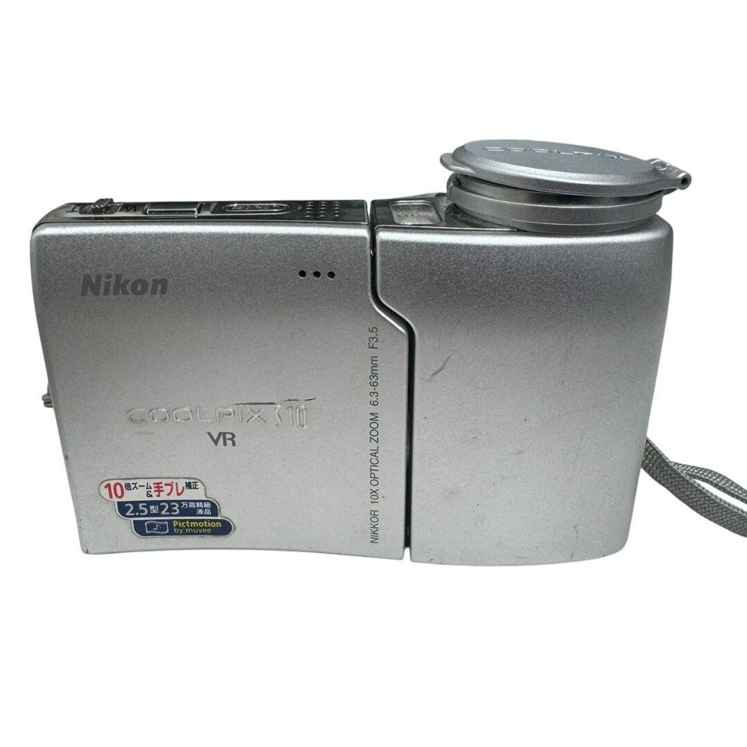 デジタルカメラ Nikon COOLPIX S10 VR Nikon COOLPIX S10 6.0MP Digital Camera - Silver for sale