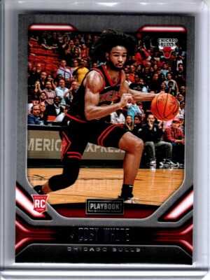 Panini Chronicles Playbook 2019-20 #121 Coby White Rookie Basketball Card EX/MT