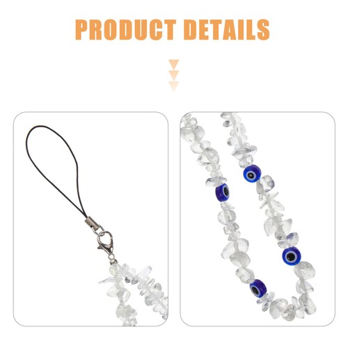 Pendentif Chaîne Téléphone Portable Sangle Pierre Cristal Lanière Pour - Zdjęcie 2 z 12