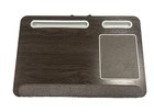Laptop Lap Desk Home Office with Cushion, Mouse Pad, and Phone Holder 22x15 Inch — photo 1