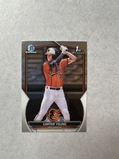 2023 Bowman Chrome Prospect Carter Young 1st Bowman Baltimore Orioles #BCP-183