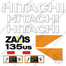 Fits Hitachi ZX135US-5 Decal Kit Z-Axis Excavator - 7 YEAR OUTDOOR 3M VINYL!