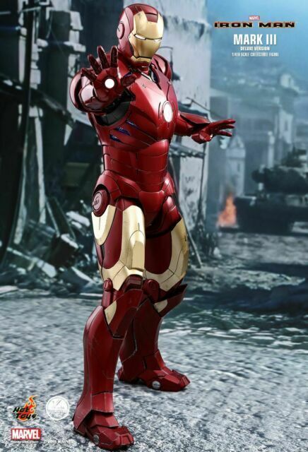 Buy Marvel Hot Toys Iron Man Mark III 1/4 Figure Deluxe Version