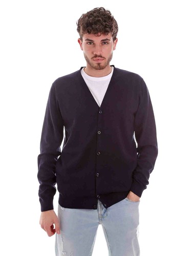 CARDIGAN UOMO Sseinse CARDIGAN BLU/NAVY COTONE BLU ME1831SS | eBay