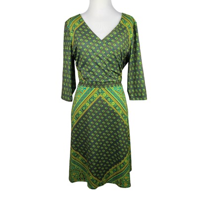 prana green dress Long Sleeve Empire Waist Maxi Dress main image 1
