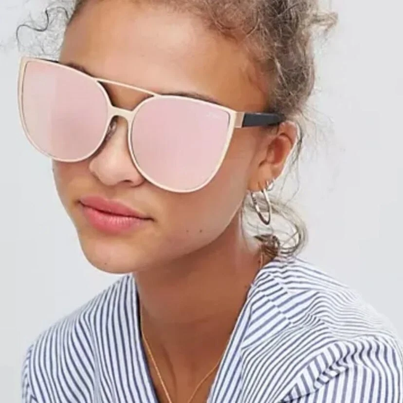 Quay Cat Eye Sunglasses Pink for Women for sale | eBay display picture 1