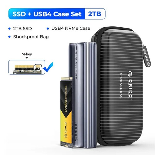 ORICO 4TB M.2 NVMe Enclosure with SSD External Portable Hard Drive Type-C Laptop - 第 13/21 張圖片