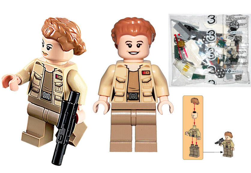 LEGO Lieutenant Connix minifigure (NEW, NEVER BUILT) SW 75248 Resistance A-Wing