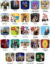 Classic Comedy Sitcoms Lampshades Ceiling Lights Table Lamps Pendant shades.