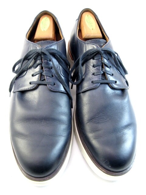 SAOLA Allen Edmonds "CARSON" Uomo Pelle IBRIDO STRINGATO Derby 12 D Navy (460N)