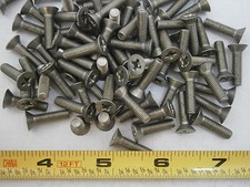 Machine Screw 10/32 x 3/4 Pozi Flat Head Stainless Steel Lot of 50 #2903