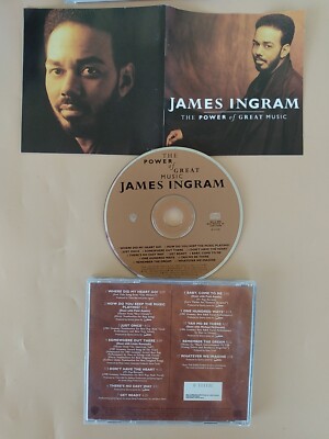 INGRAM, JAMES: Power of Great Music New Case CD RESTORED 2 LIKE NEW SHIP24