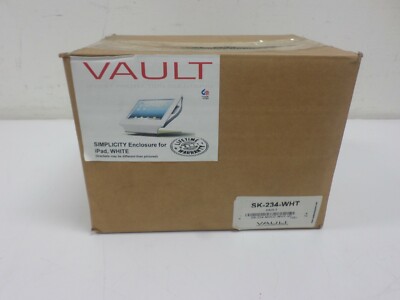 iPad 2/3/4 PoS Vault Enclosure Simplicity w/ Magtek iDynamo | Shopkeep | Red/Wht