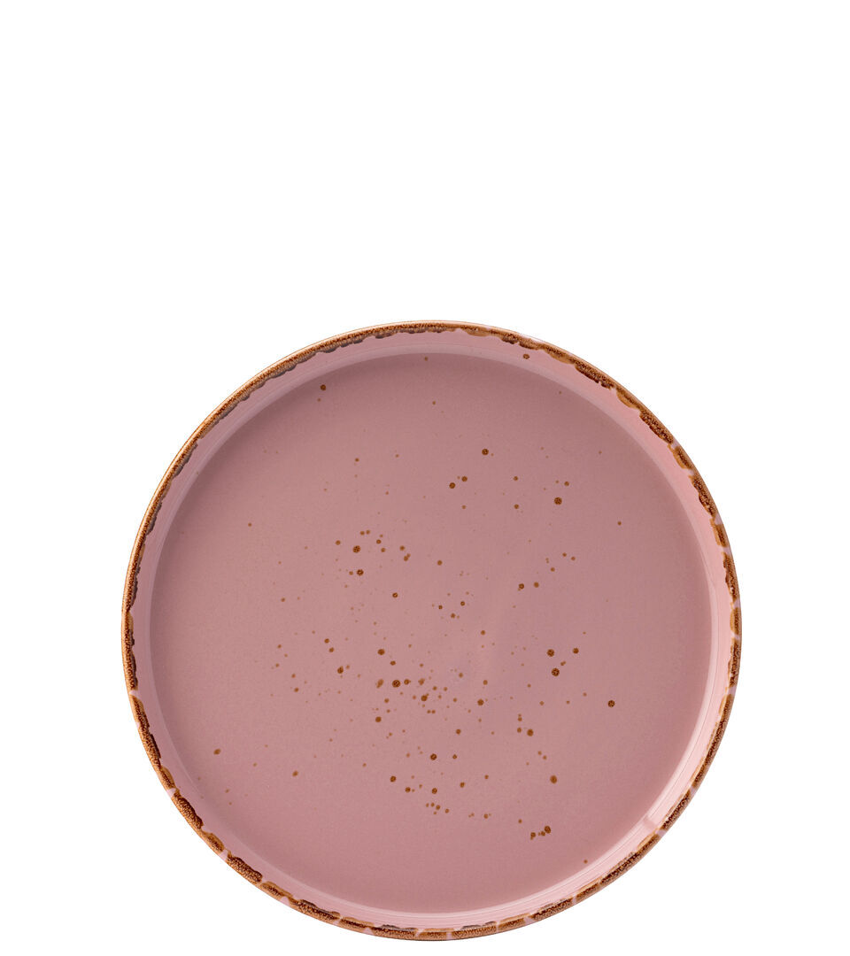 Umbra Peony Porcelain Style Serving Coupe Plate Tableware 7"" (17.5Cm) Box Of 6