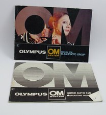 Olympus OM System Quick Auto 310 Flash Manual and FlashPhoto Literature