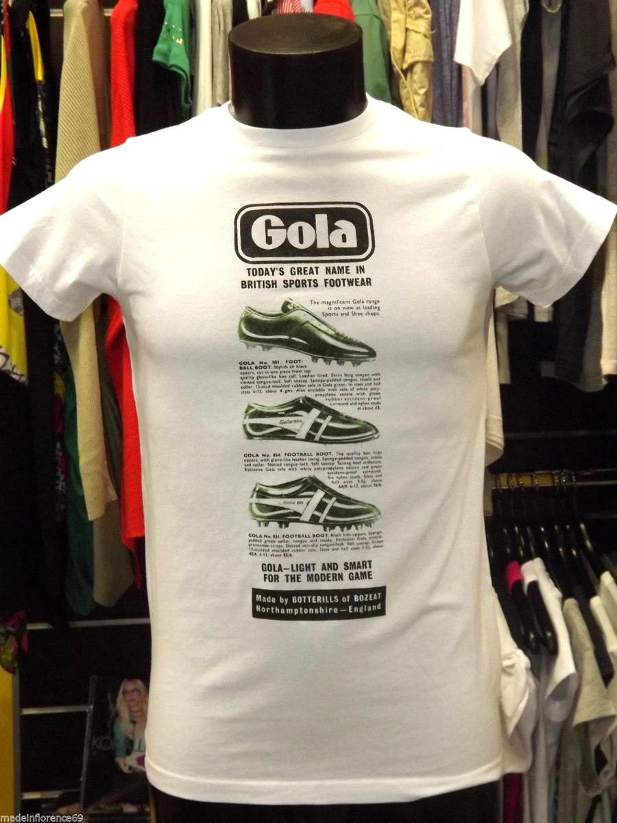 Rabatt 50% Gola T-Shirt Weiß L Jersey Geschichte Schuhe Von Fußball T-Shirt  | eBay