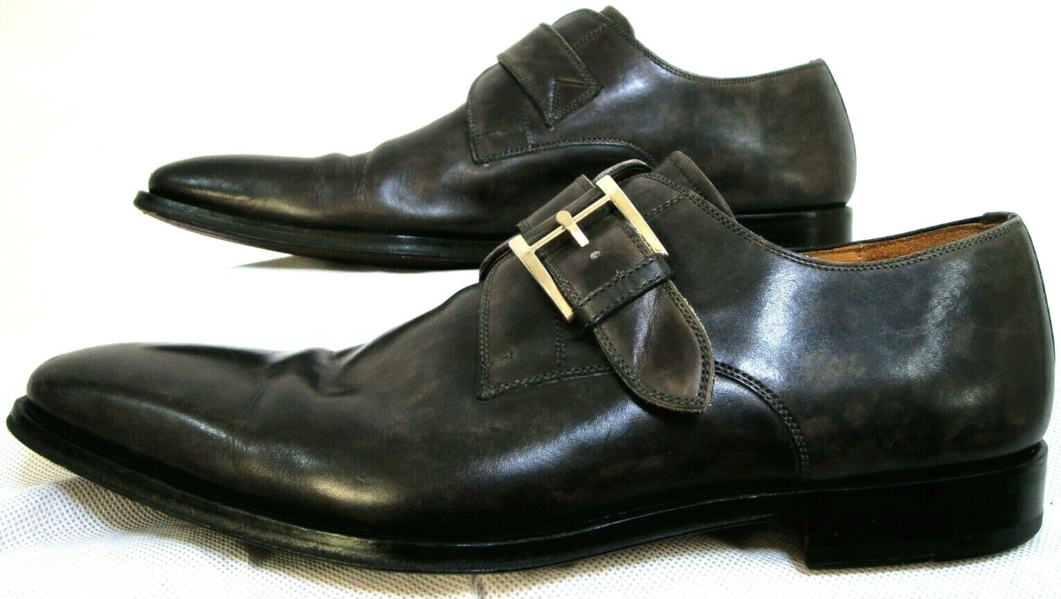 MAGNANNI Marco Cuero Mens 8 M Burnished 