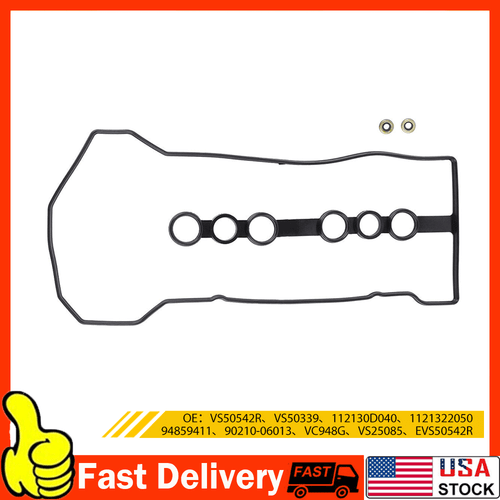 Valve Cover Gasket Set w/Grommets Fit 00-08 Toyota Corolla 1.8L L4 DOHC VS50542R - Bild 14 von 18