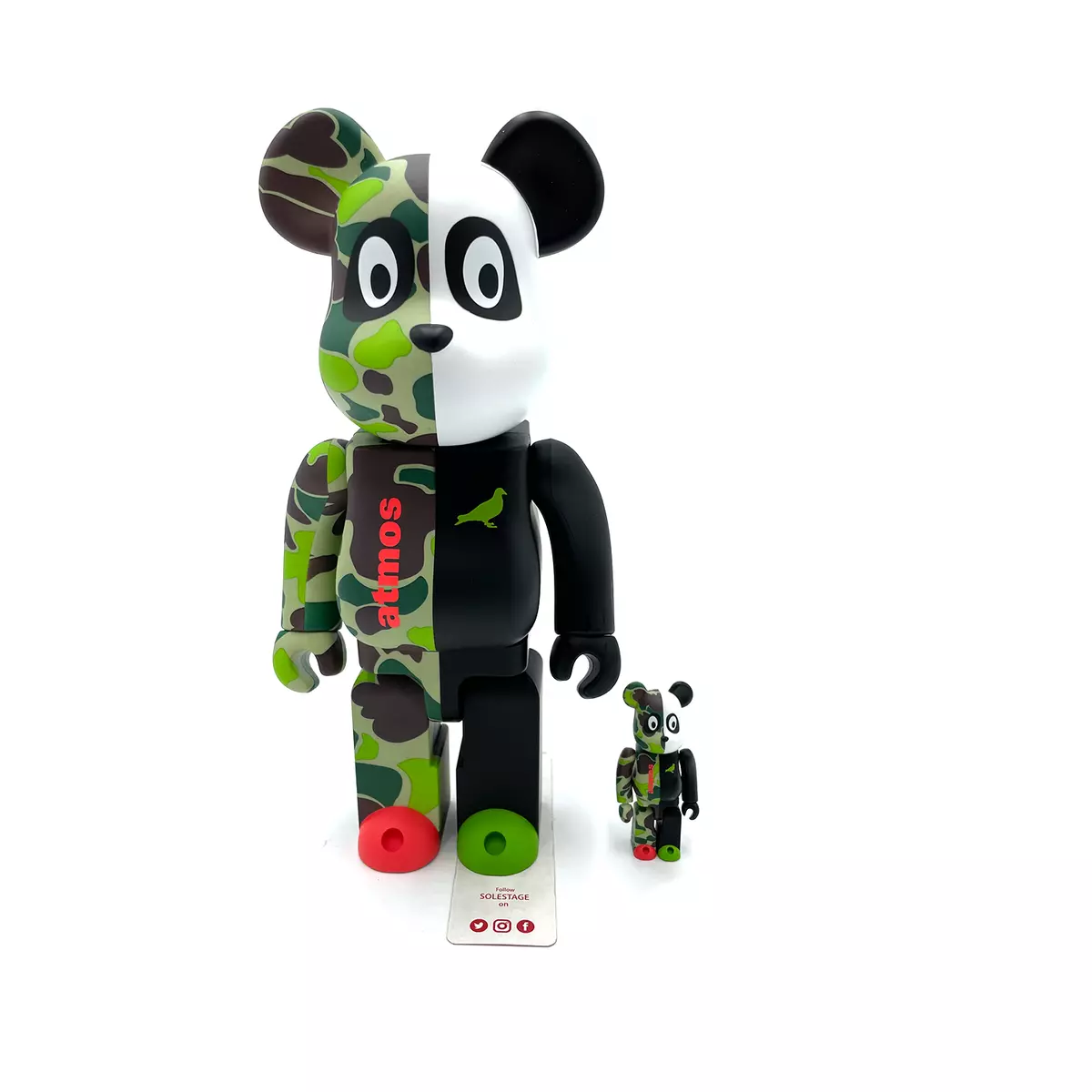 BE@RBRICK atmos × STAPLE #3 100％ & 400％-