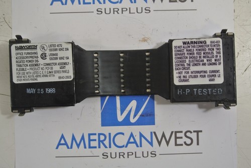 Haworth PCF-3B Flexible Connector Assebly for office furnishing 120/208v USED