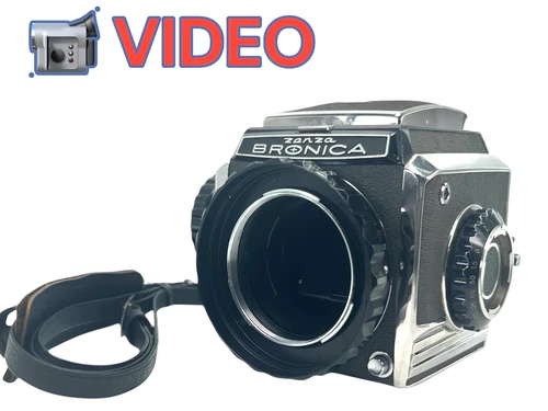 New Seal [Near Mint] Zenza Bronica S2 Film Camera Body w/ Strap From JAPAN