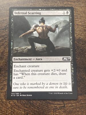 Infernal Scarring Core Set 2019 103/280 MTG Magic The Gathering S669*