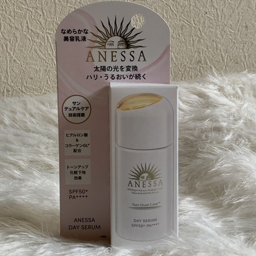 Sunscreen Shiseido ANESSA SPF50+ PA++ Shimmer Sun Dual Care Day Serum Japan - Picture 4 of 10