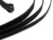 Tubo flessibile in tessuto tubo intrecciato PET protezione cavi poliestere tubo isolante 1-100 m