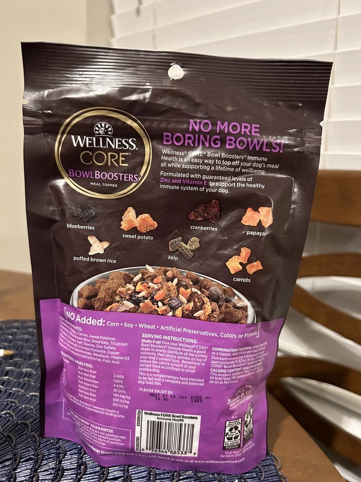 Wellness CORE Bowl Boosters Funcional Comida Topper para Inmunidad Basado en Plantas 4... Foto 2 de 3