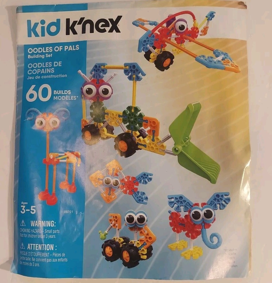 Kid k'nex Oodles of Pals Building Set 115 Pieces Ages 3 and Up Knex ...