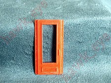 Plasticville Small Gas Station Red Front Door No Glue O-S Scale