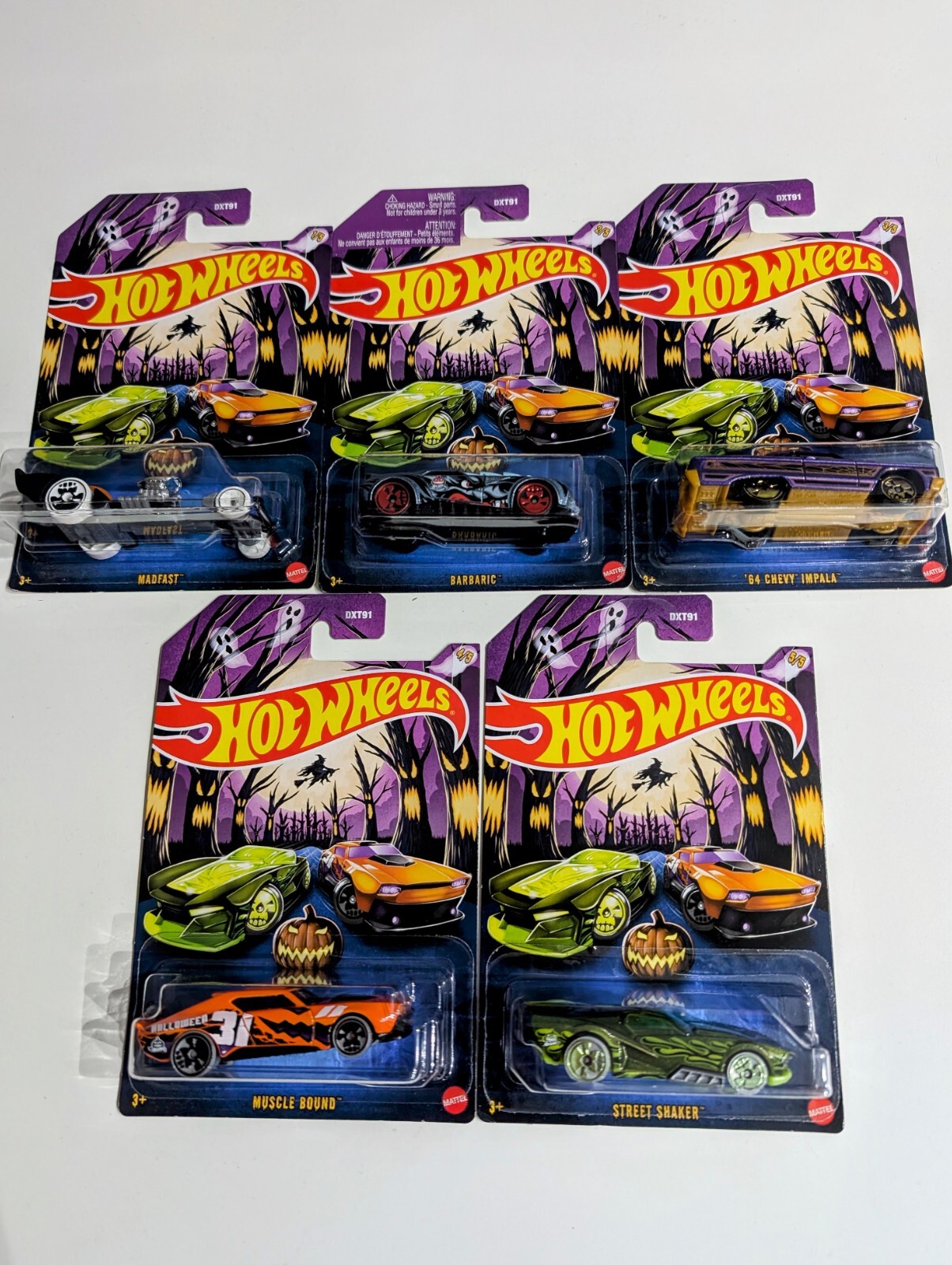 2024 HALLOWEEN Hot Wheels COMPLETE SET 5/5 | eBay