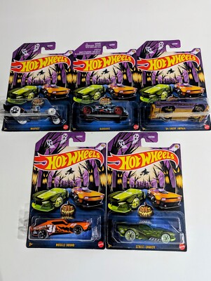 2024 HALLOWEEN Hot Wheels COMPLETE SET 5/5 | eBay