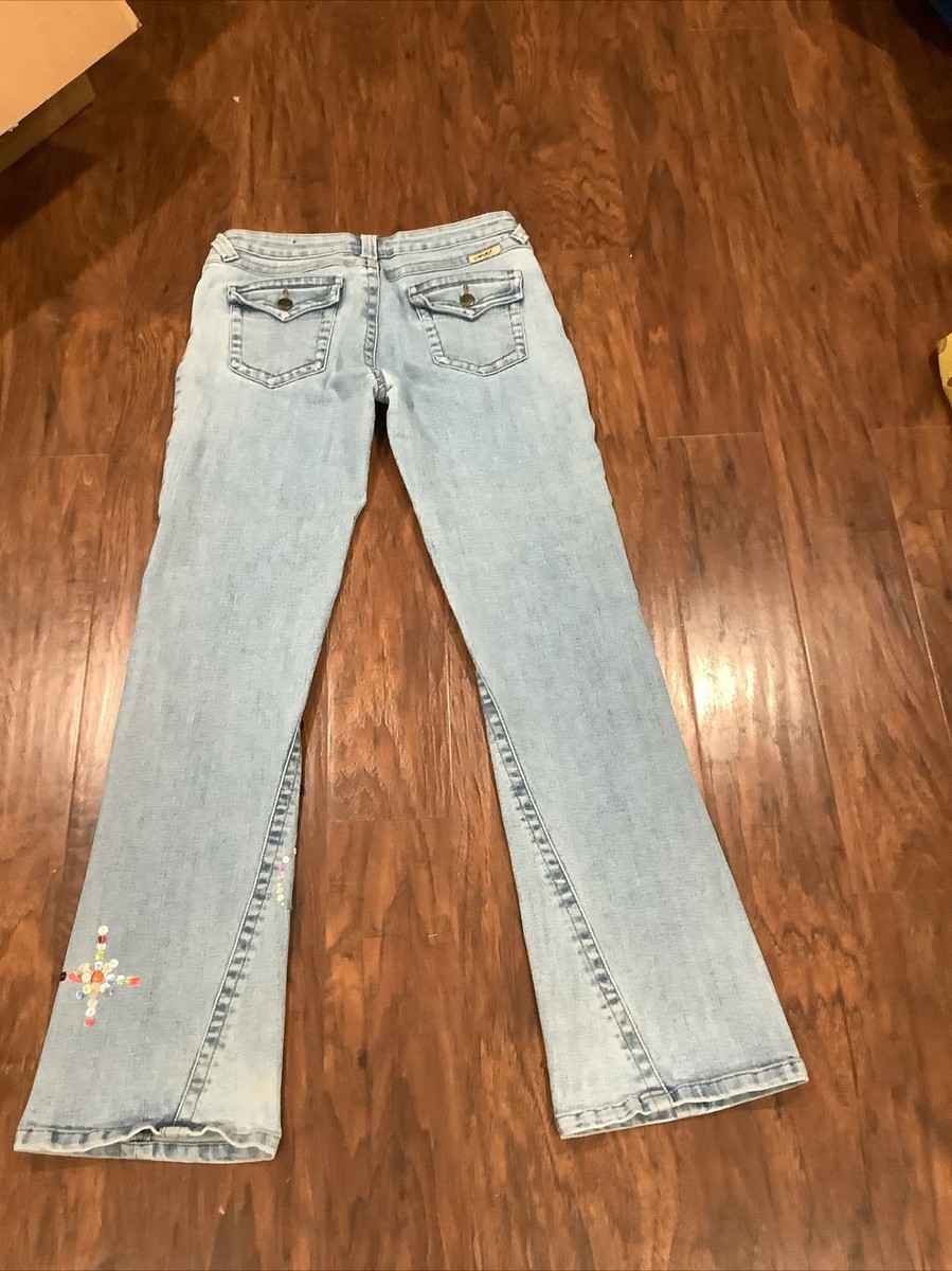 一点物　Y2K 00s vintage Design denim jeans Y2K Star Jeans - High Waisted Oversized Streetwear Pants