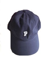 Victoria's Secret Pink Embroidered Logo Baseball Hat Cap Navy Blue NWT