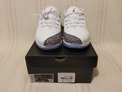 Jordan Nike ADG White Cement Red AJ3 AR7995 100 Men's Golf Cleats