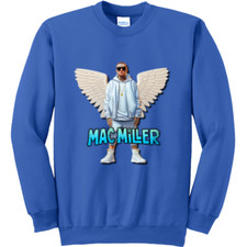 NEW Art Society RAP ICON ANGEL ROYAL BLUE Crew Sweater SMALL-4XLARGE MADE IN USA