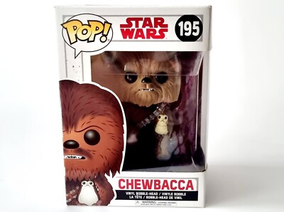 Funko Pop Star Wars Chewbacca 195 Vinyl Figure In Stock New In Box