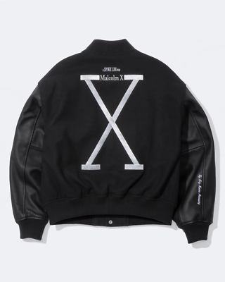 ジャケット・アウター Supreme 40 Acres Malcolm X Varsity Supreme x 40 Acres Malcolm X Varsity Jacket Black SS25 | eBay