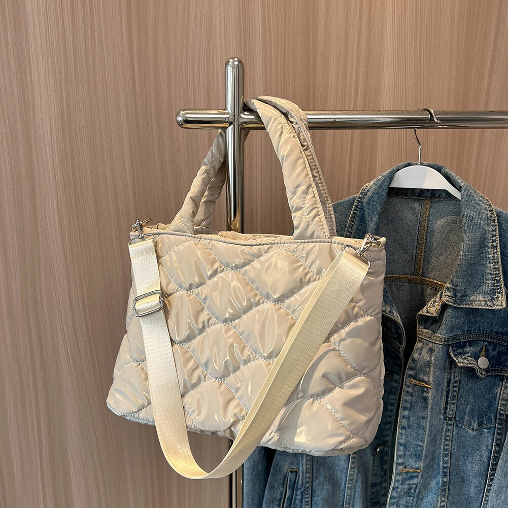 Beige nylon crossbody bag shop
