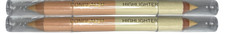 2 Pack of Blend Mineral Cosmetics Dual End Jumbo Highlighter + Concealer Pencil