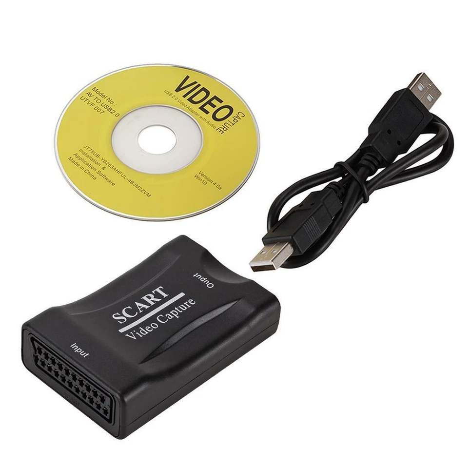 Profi Scart zu USB2.0 Video Audio Konverter Adapter Grabber für DVD HDTV - Bild 3 von 4