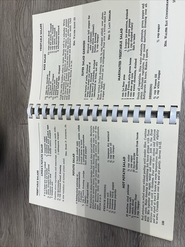 Vintage Spiral Bound Cookbooks, Community Church , Old Recipes Lot Of 5- 70s-80s - Picture 10 of 24